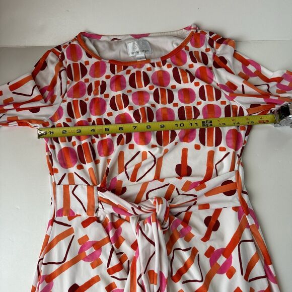 Donna Morgan tie waist dress retro size 2 - Picture 7 of 11